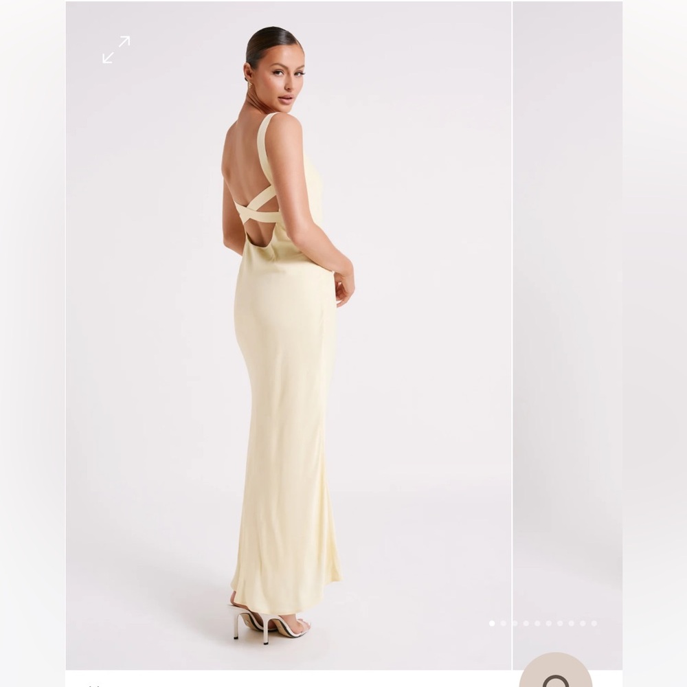 Meshki Ensley satin gown